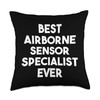 Best Airborne Sensor Specialist Throw Pillow