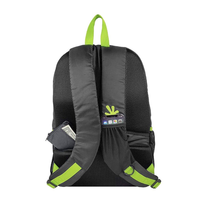 geckobrands Impact Backpack – Black/Green