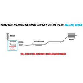 Northeastern Exhaust | Stainless Steel Front Flex Pipe Compatible for Honda Accord 2008-2012 2.4L | Automatic Transmission | Free Gaskets, Hanger, Spring Bolt Kit and Bolts and Nuts Included