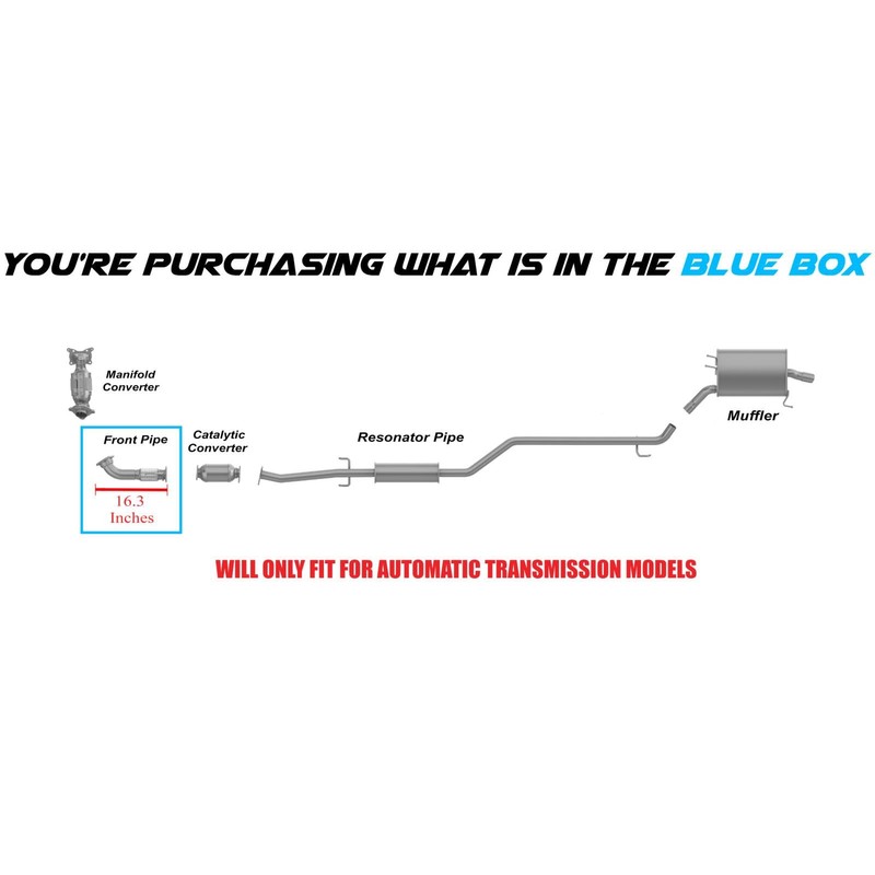 Northeastern Exhaust | Stainless Steel Front Flex Pipe Compatible for