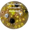 REMELTABLE JELLIES Picking Pals Circles filled with beads Acrylic:_Glow In