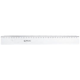 Herlitz Herlitz Lineal aus transparenter Kunststoff, 30 cm