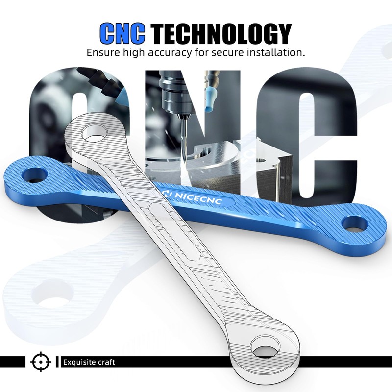 NICECNC Motorcycle 1.5IN/38MM Suspension Lowering Link Lowering Linkage Compatible with