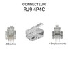 Waytex RJ9 Connector Pack of 100