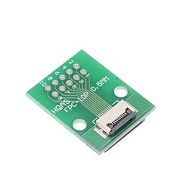 uxcell FFC FPC 10 Pin 0.5mm 1mm Pitch to DIP 2.0mm PCB Converter Board Couple Extend Adapter
