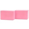 ProSource Yoga Foam Blocks (Set of 2 Large High Density