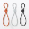 MUJI 23101448 Rubber Cable Ties with Lock, Set of 3