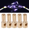 10Pcs Banana Plug Good Transmission Performance CNC Technology Anti Oxidation