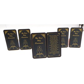 Westmon Works Classic First Communion Prayer Holy Card Bulk Pack Bundle Students Classroom Bundle for Boys or Girls, Set of 10