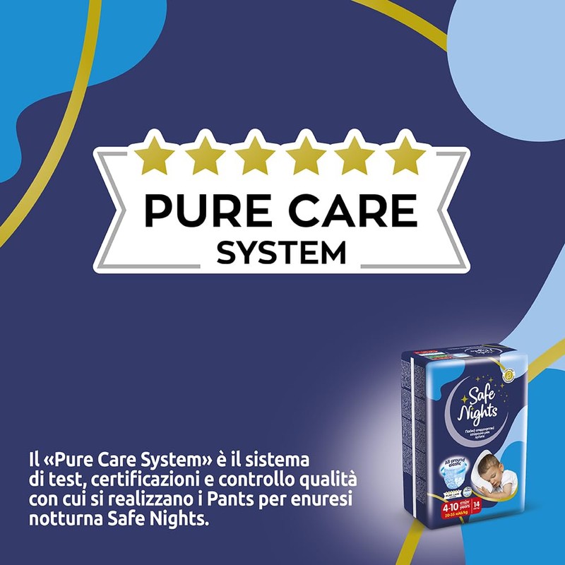 Babylino Safe Nights Boy Baby Absorbent Night Pants 4-10 Years