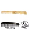 Suavecito Premium Blends Penny Folding Comb - Handmade - Quartz