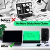 Note Tower LED Color Changing Desktop Whiteboard with Premium PU