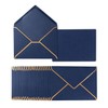 50 Pack Navy Blue A6 Envelopes 4x6 Self-Adhesive V Flap