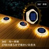 Garden Light, Recessed Solar Light, Outdoor, LED Solar Panel, Garden