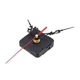 Fdit Movimiento de Reloj de Cuarzo Negro, Mecanismo de Movimiento de Reloj de Pared DIY, Piezas de Reparación de Reloj, Juego de Herramientas de Reparación de Repuesto