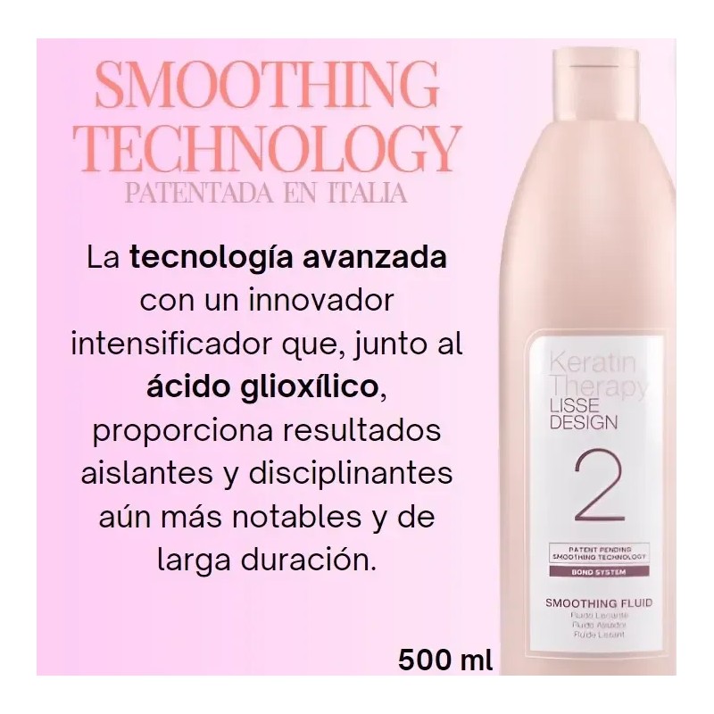 Tratamiento Cabello Alisado Alfaparf Keratin Therapy 2 500ml