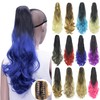 IMISSU Long Curly Ombre Colour Claw Ponytail Hair Extensions Ponytail