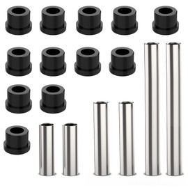 MIXOPOLY Front Spring and Upper A-Arms Bushing Sleeve Kit for Club Car Precedent Golf Cart 2004-up, Replace OEM 102289901
