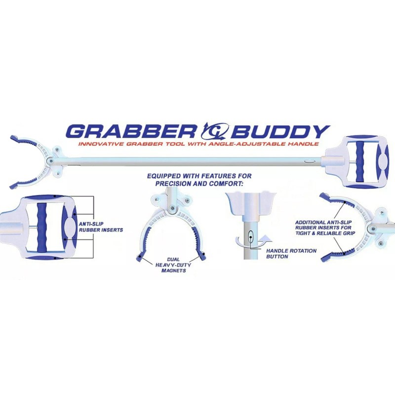 Grabber Buddy | 2-PACK |2 Magnets | 30", 36", 48,