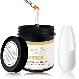 Builder Nail Gel - 100g/3.52oz Clear Hard Gel Builder for Nails, Super Hard Nail Builder Gel Nail Extension Gel for Nail Strengthen DIY Nail Art Manicure (Clear)