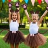 Kirei Sui Kids Animal Puppy Brown Dog Costume Dachshund Tutu