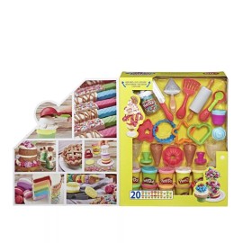 PLAY-DOH KITCHEN CREATIONS GREAT BAKIING BOOK 50+ PIECES PLAYSET Brand New