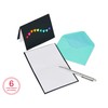 Papyrus Blank Cards with Envelopes, Rainbow Gems (6-Count)
