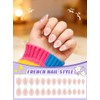 EBANKU 156 puntas de uñas postizas para niñas, uñas cortas