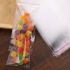 EachDusto 2"x8" Long Cellophane Bags 200pcs Clear Self Adhesive Cello