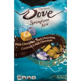 Dove Promises Milk & Dark Chocolate Assorted Easter Candy Springtime Mix, 2 lbs. Bag