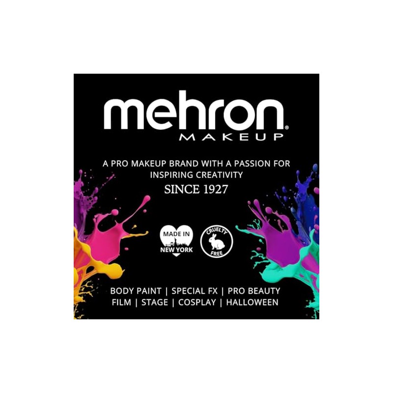 Mehron Makeup Brushes - Flat (3/16"), 314