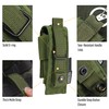 TACTICAL GEEK EXT8 EDC Belt Organizer, Molle Multitool Sheath, Nylon