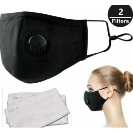 Unbranded Cotton Face Mask PM 2.5 Mask Activated Carbon Mask With Filter Washable Reusable