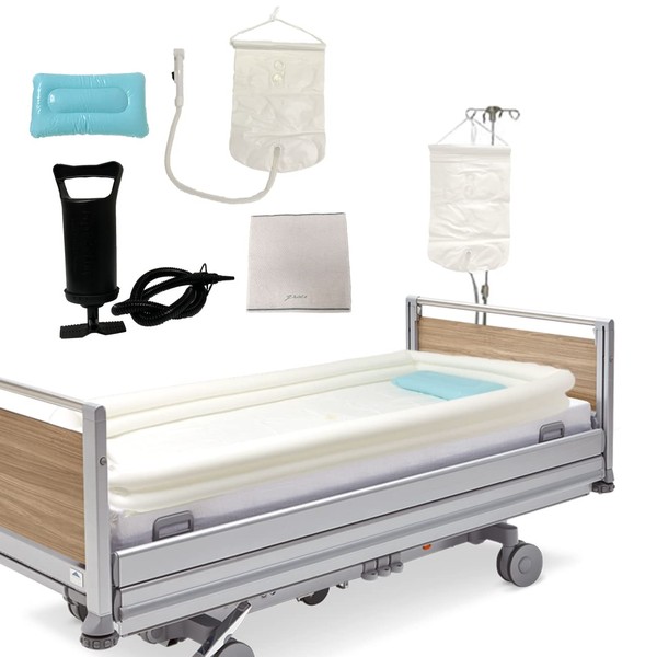 Inflatable Shower Bathtub Kit, Adult Bathtub Shower System, Bath in Bed Assist Aid for Disabled, Elderly, Bedridden or Injured Patient