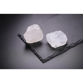 Jovivi JOVIVI Clear Quartz Crystal,2pc 1.57"-2.17" Large Clear Quartz Raw Crystals Stones,Natural Healing Crystals Gemstones Rock Rough Stone for Crystal Lovers Reiki Spiritual Gifts