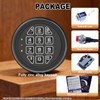 Programmable Electronic Safe Lock Replacement Keypad, Digital Gun Safe Lock