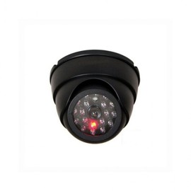 LuminaD Dummy Dome Security Camera for Stores - Fake CCTV Option/1-Dummy CCTV-LED Dome