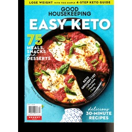 GOOD HOUSEKEEPING MAGAZINE, EASY KETO 75 MEALS SNACKS & DESSERTS SPECIAL, 2020 ** ( PLEASE NOTE: ALL THESE MAGAZINES ARE PETS & SMOKE FREE. NO ADDRESS LABEL, FRESH STRAIGHT FROM NEWSSTAND. (SINGLE ISSUE MAGAZINE)