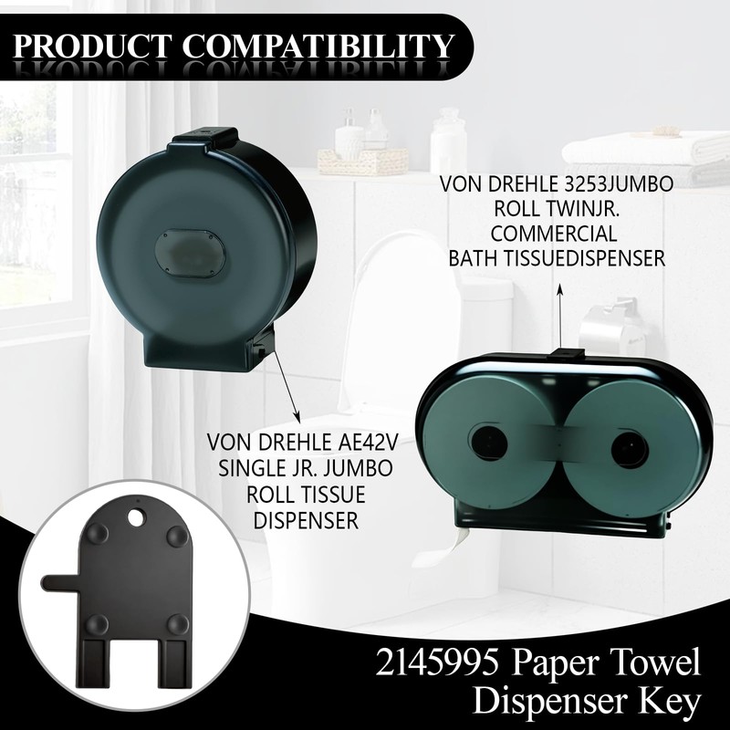 （6） 2145995 Dispenser Replacement Key Compatible with Cintas Paper Towel