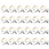 Amico 24 Pack 5/6 inch 5CCT LED Recessed Lighting, Dimmable,