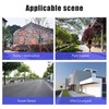 Solar Outdoor Street Light 4 Rotating Head Flexible Foldable IP64