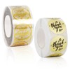 1000 Pcs 2 Rolls Thank You Stickers for Small Business