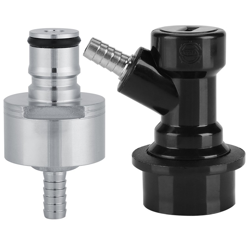 Homebrew Stainless Carbonation Cap Carbonator with Liquid Ball Lock Disconnect