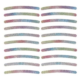 20PCS Bling Car Wheel Decorative Stickers, Glitter Stripe Stickers for Car, Fashion Bling Car Wheel Sticker Decal for Women Girls Car Motorcycle Wheel Decorative Stickers Universal (Bling Colorful)