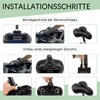 Bicycle Saddle, Comfortable Soft Memory Foam Ergonomic Shock Absorbing Breathable