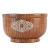 Bowl Sour Jujuba Wood Handmade Anti Scald Classic Rice Bowl