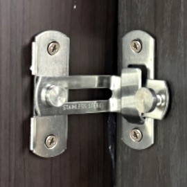 Corner Type Sliding Door Latch Lock Large 3ea