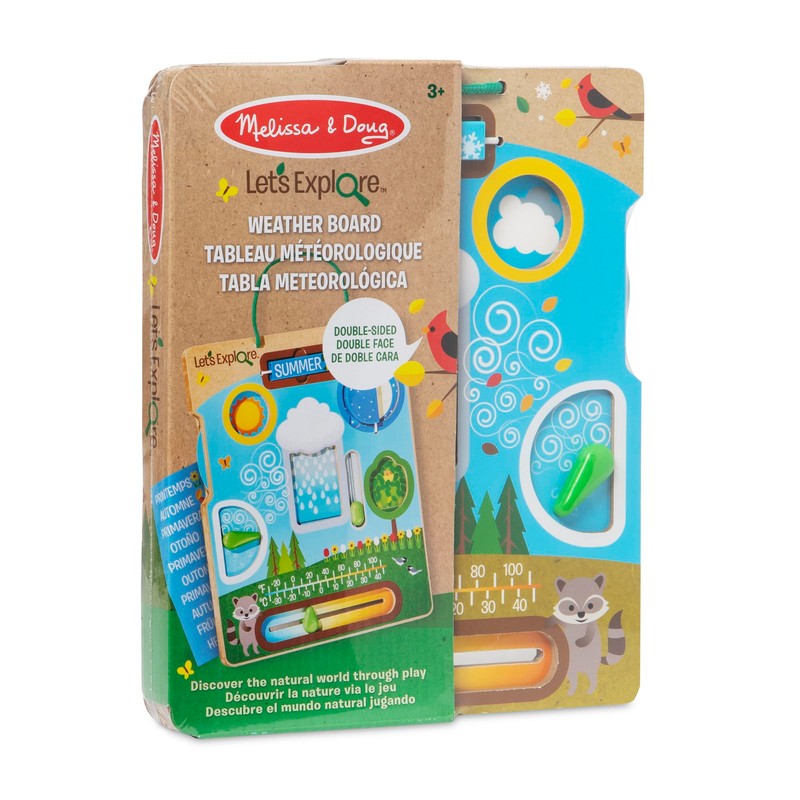 Melissa & Doug 30825 Juguete de Madera para Observación Climática