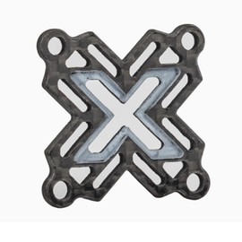 ZRRC 30mm×30mm Carbon Fiber RC Fan Cover - Universal Brushless Motor/ESC/Cooling Fan Guard Shield - for RC Cars, Trucks, Drones (X Style)