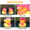 wonuu Cute Yellow Rubber Duck with Light Glowing Rubber Ducks